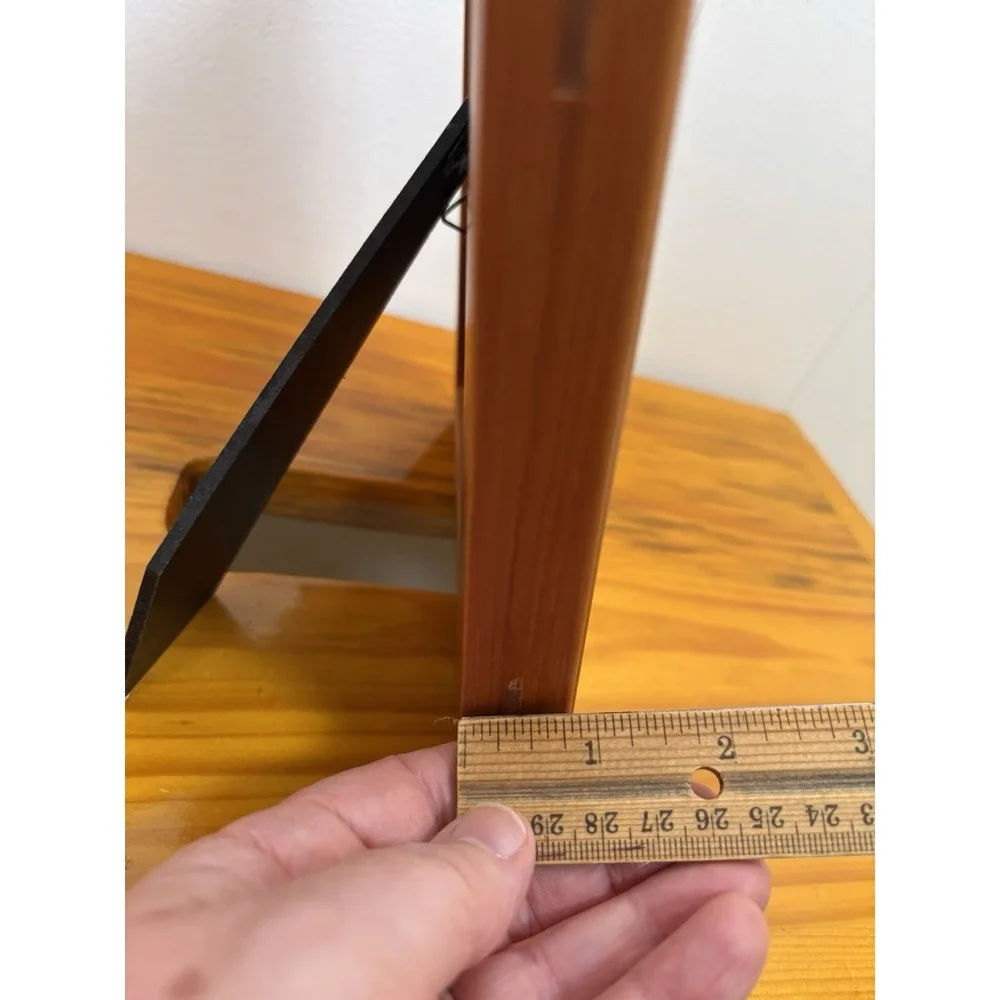 VINTAGE 3.5x5 THOMASVILLE BROWN KNOTTY PINE SOLID WOOD PHOTO‎ PICTURE FRAME